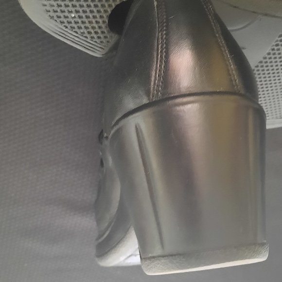 Dansko Black Leather MaryJane Shoes Size 40 (9-9.5) Double Buckle - Picture 4 of 6